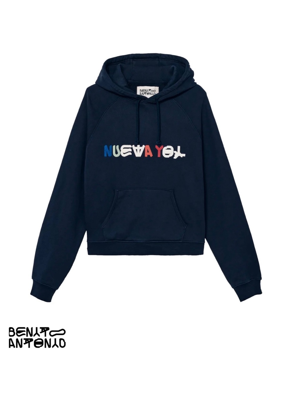 Bad Bunny x Zara New Yol Patch Hoodie Sweatshirt Nueva Yol